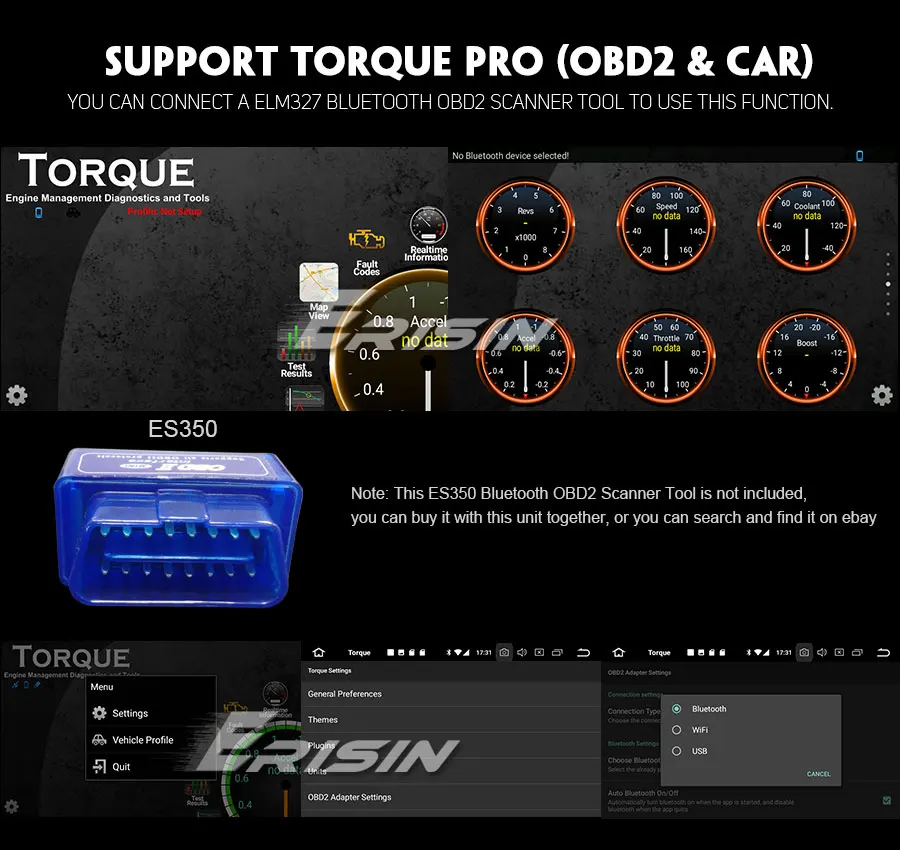 Top Erisin ES7956T 7" DAB+ Android 9.0 Car Stereo GPS Satnav DVR BT OBD2 CD for T5 Multivan 15 Top Erisin ES7956T 7" DAB+ Android 9.0 Car Stereo GPS Satnav DVR BT OBD2 CD for T5 Multivan 15