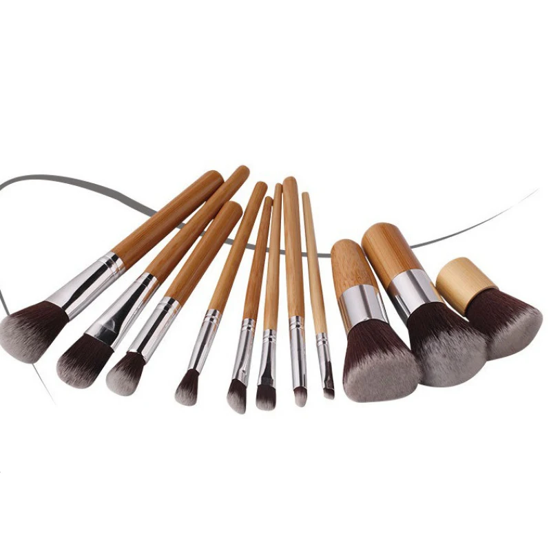 11pcs Cosmetic Brushes Professional Make up Set Kit Tools Makeup Brush Sets Casual Portable