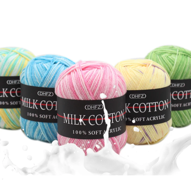 3ply 50 г 100% акриловая мягкая теплая детская пряжа для ручная вязка крючком кожи 23