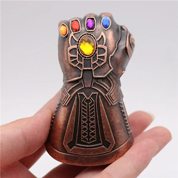 Superhero Movie Marvel Thanos Infinity Gauntlet Beer Bottle Opener Personalized Creative Metal Christmas Gift - Color: Orange