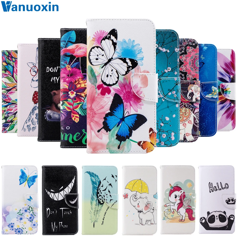 

Huawei Honor 10 Lite Case Huawei P Smart 2019 Leather case on for Coque Honor 10 Lite case cover Wallet Flip Phone cases shell