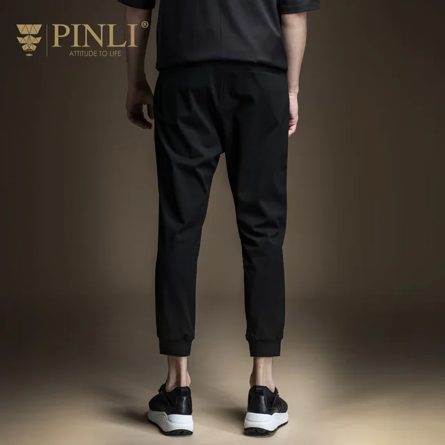 Jogger Military Promotion Midweight Casual Mid Jersey Pinli Pinly New Spring Men’s Leisure Pants Knitted Upon Nine B171317089