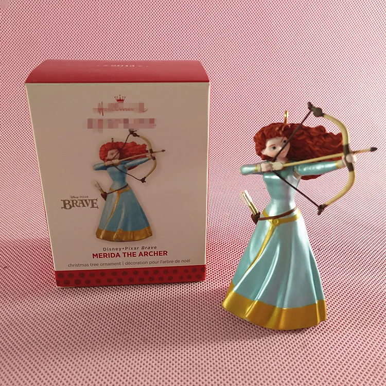

hallmark Box Toy Original Garage Kit Merida The Archer with Bow Beauty Princess PVC Action Figure Collectible Model Loose Toy