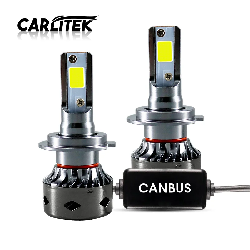 

CARLitek 2Pcs h7 led anti erreur Car Headlight Kits Canbus 80W 12000LM 4300K 6000K 5000K 12V Fog Light Auto Led Headlights