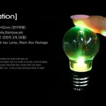 Мини-вспышка Красочные светоизлучающие игрушки, творческие подарки Красочные боятся бросать пузыри брелок