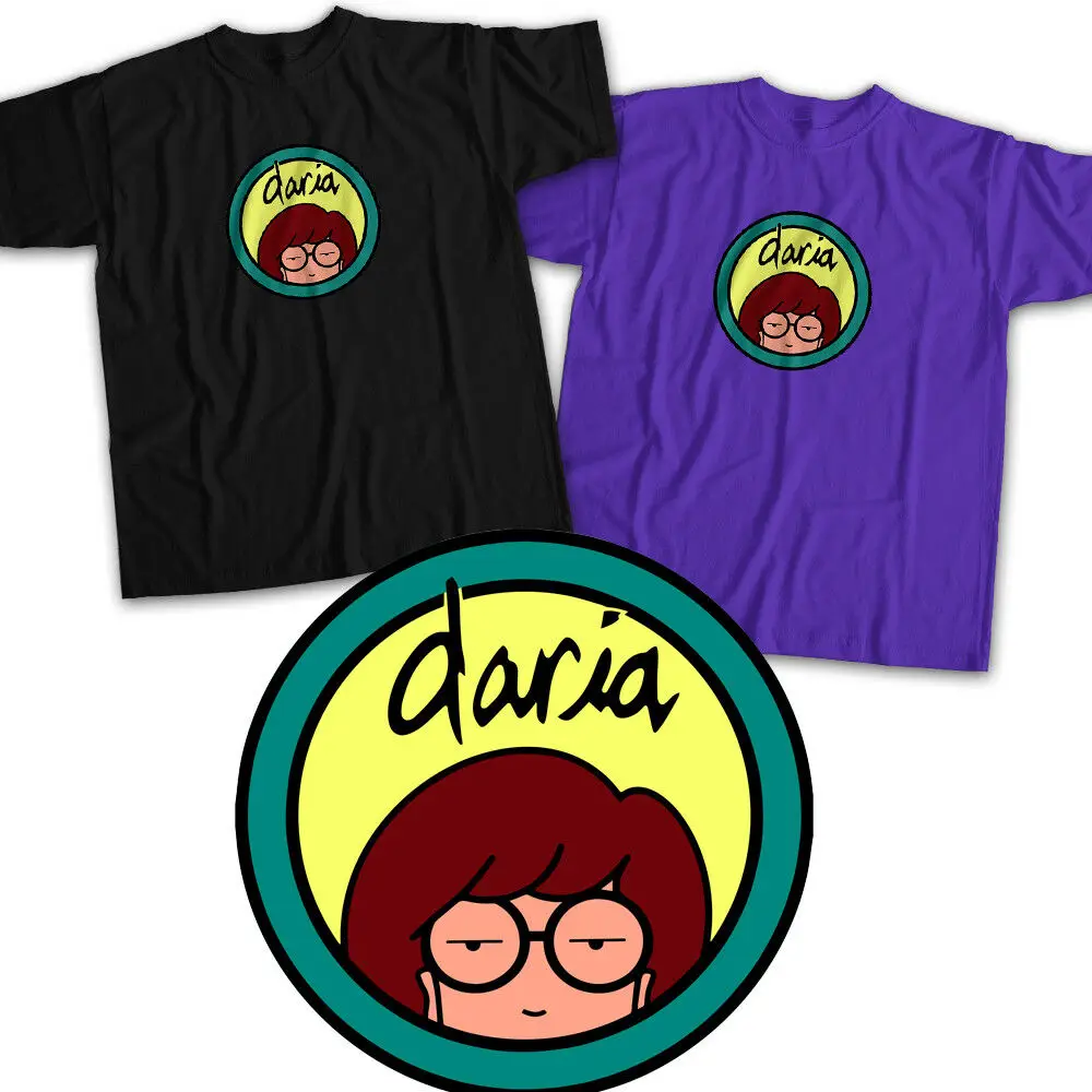 

Daria 90s Classic Cartoon Symbol Title Show Mens Womens Kids Unisex Tee T-Shirt