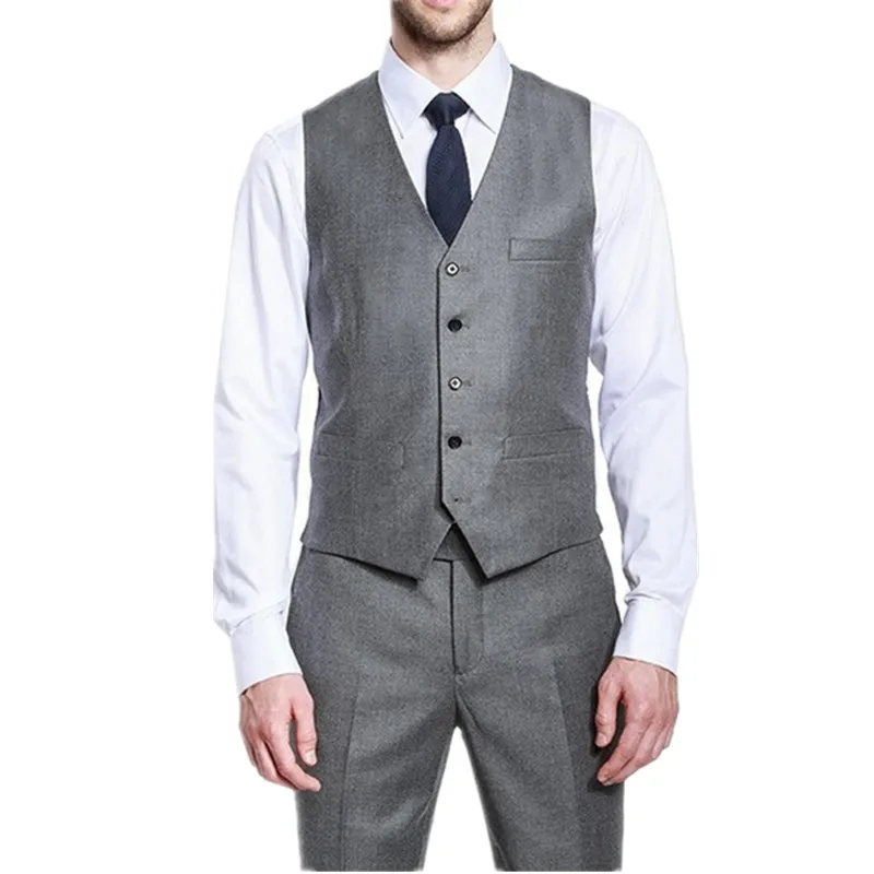 Handsome charming the groom suits high-grade quality groom suit fashion a grain of buckle mens tuxedos(jacket+pants+vest+tie)