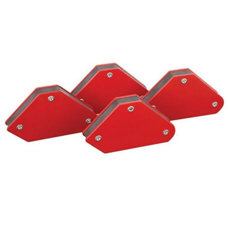 

4 Pcs/set Mini Triangle-Welding Positioner 9Lb Magnetic Fixed Angle Soldering Locator Tools Without Switch Welding Accessories