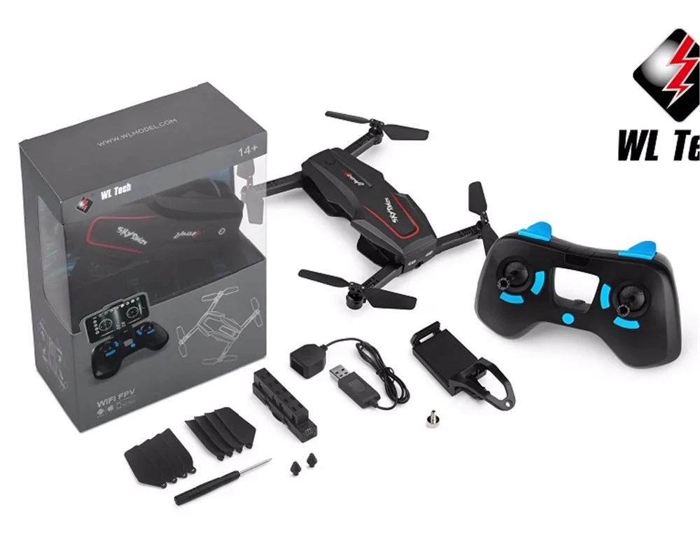 Good quality New hot sales WL Q626 2 4Ghz 4ch mini foldable drone with 720P HD