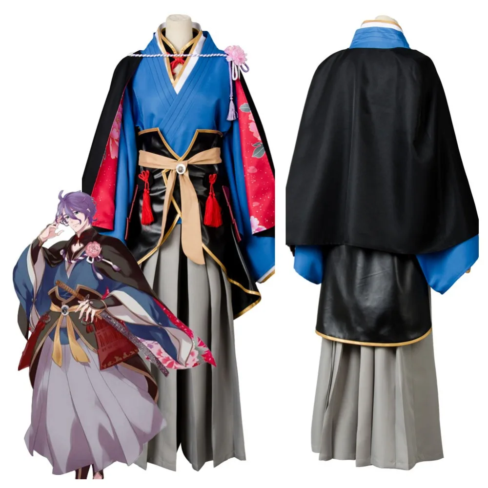 

Touken Ranbu Kasen Kanesada Cosplay Costume Kimono Dress Suit Uniform Outfit Set