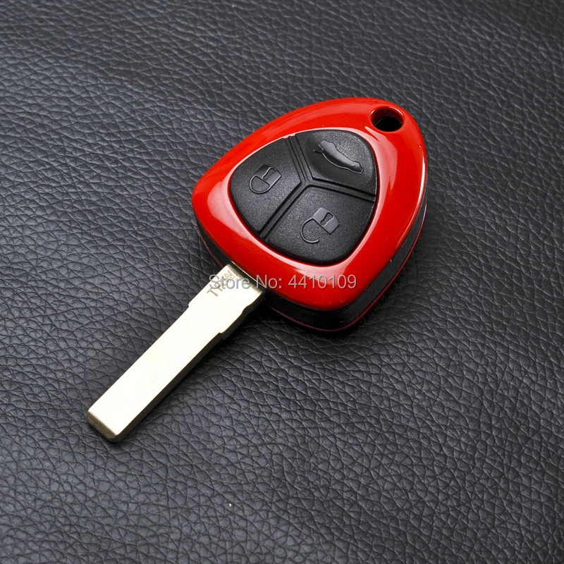 Дистанционный ключ оболочки спортивный автомобиль ключ чехол Замена для Ferrari 458 GT Uncut смарт-ключ футляр с логотипом