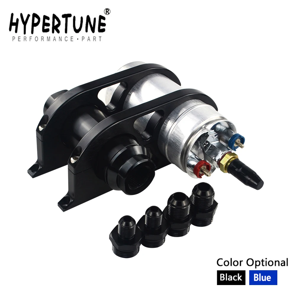 

Hypertune - 44mm&60mm Dual Double Billet Fuel Pump Filter Mounting Bracket Clamp Kit + 044 Fuel pump + Fuel filter
