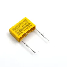 20 шт./лот защитный конденсатор 275VAC 104 0,1 мкФ 275V Шаг 15 мм полипропиленовая пленка конденсатор емкость