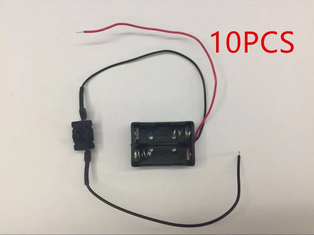 

10Pcs Plastic 2*12V 23A Battery Battery Box With ON/OFF Switch&Wire Lead For Soldering Connecting