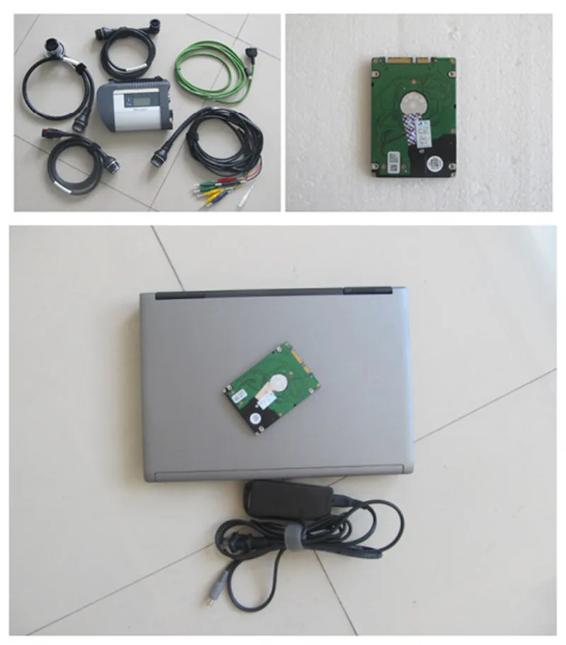  Mb star c4 sd conectar con 201912 software de ingeniería 500GB HDD con ordenador portátil d630 mb s