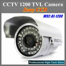 Best quality CCTV 1200 TVL Security Camera Sony CCD Special offer W92 DJ 1200 with 36