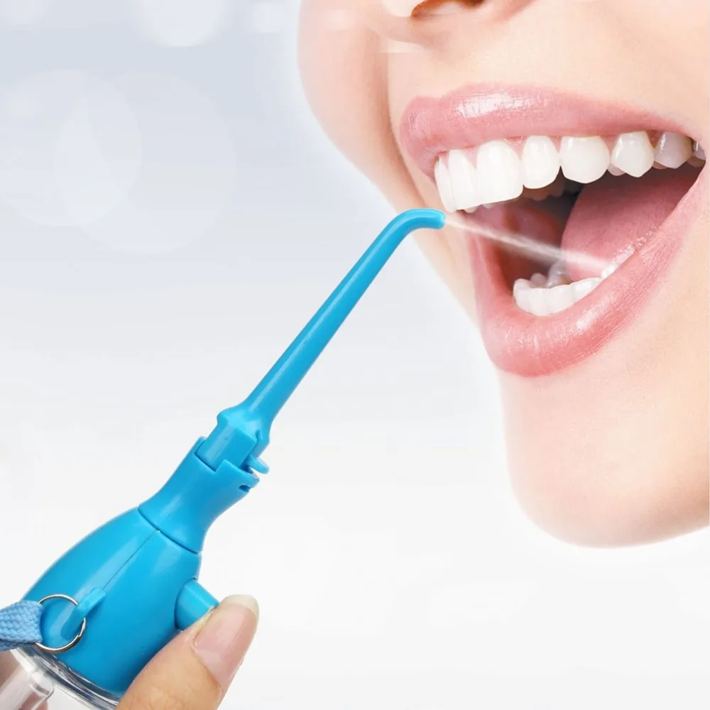 

Portable Oral Irrigator Dental Care Air Pressure Teeth Cleaner Water Jet Oral Irrigator Flosser For Home And Travel
