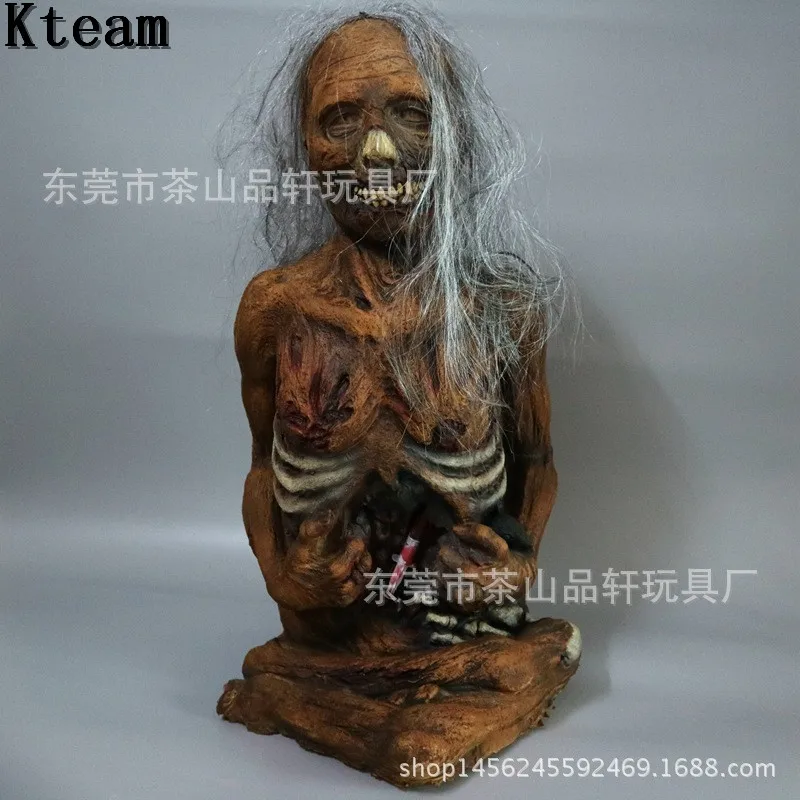 

Halloween Horror Props Bloody Broken Body Haunted House Party Decoration Scary Zombie Mummy Ghost Women Deorations Toy