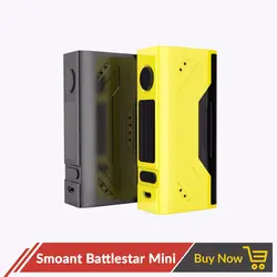 Оригинальный Smoant Battlestar мини TC поле Mod без 18650 Батарея с 0,96 дюймов OLED Экран для Vape электронные сигареты