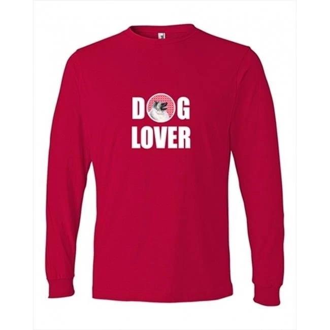 Carolines Treasures SS4488LS-REDU-XL Keeshond Long Sleeve Red Unisex Adult Extra Large