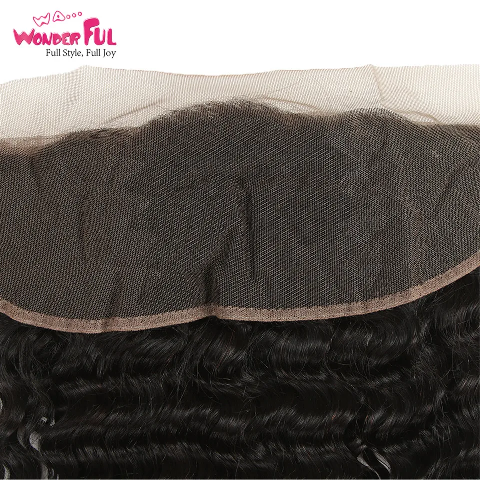 WA...Wonderful Malaysian Deep Wave Human Hair 2/3 Bundles With Ear To Ear Closure Deep Wave Bundles With Frontal Non Remy Hair WA...Wonderful Malaysian Deep Wave Human Hair 2/3 Bundles With Ear To Ear Closure Deep Wave Bundles With Frontal Non Remy Hair