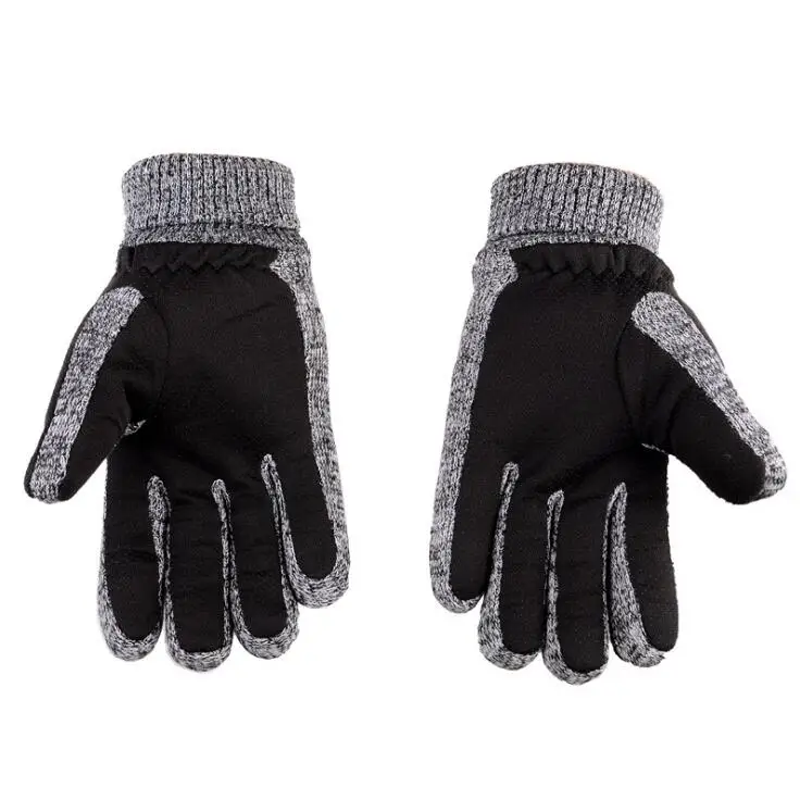 2018 новый дизайн мужские зимние перчатки роскошные кожаные мото Guantes PU лоскутные толстые перчатки мужские мотоциклетные теплые перчатки