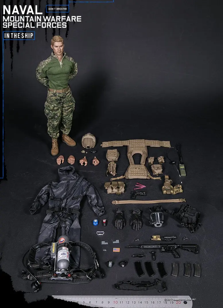 DAM 78051 1/6 DAMTOYS Военная горная война Коллекционная экшн фигурка спецназа для