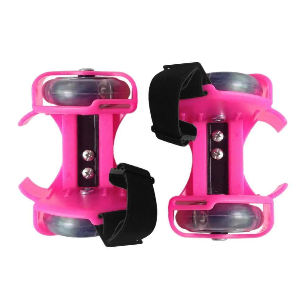 3-Colors Light Flashing Roller Small Whirlwind Pulley Adjustable Simply Roller Skating Shoes with Dual Wheels light drop shippin
