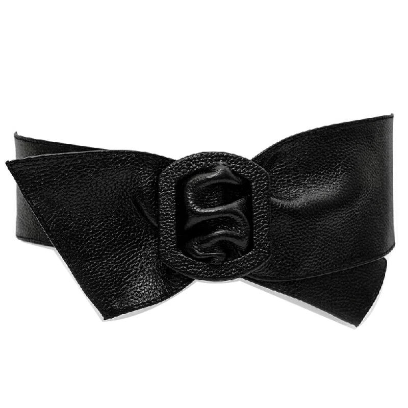 Black Leather Belts For Women | semashow.com