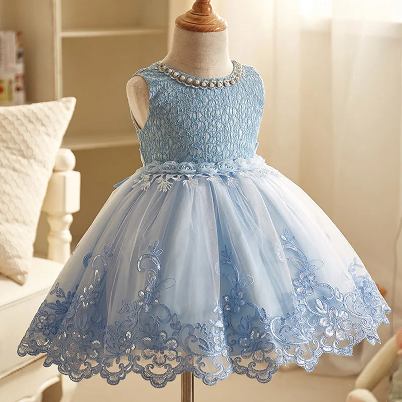 Sweet petites filles robes Princess Lace Flower Girl Dresses 2017 Tulle