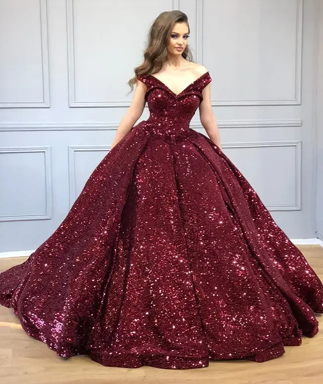 

2019 Sexy Sweetheart Dark Red Ball Gown Quinceanera Dresses Satin Lace Up Floor Length Vestido De Festa Sweet 16 Dress