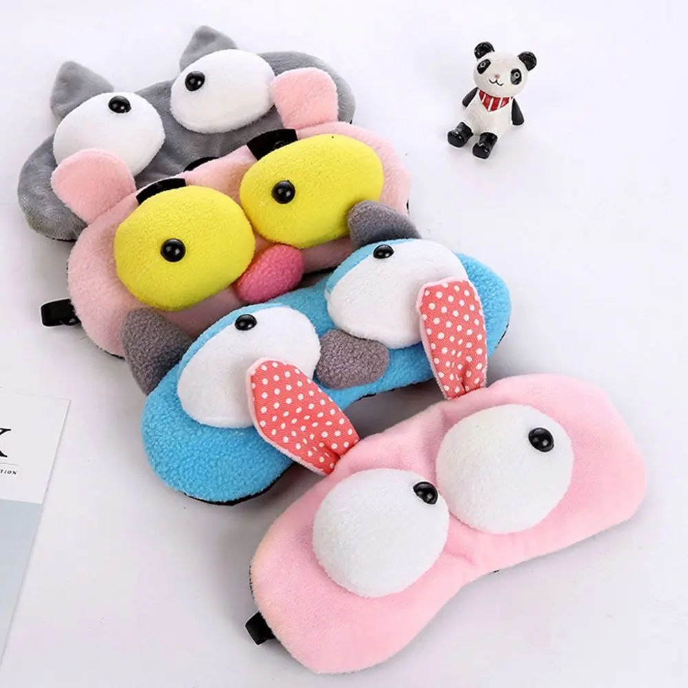 

1PC Cute Animals Sleep Eye Mask Padded Shade Cover Flannelette Sleep Mask Rest Travel Relax Sleeping Aid Blindfold Cover Eye Pat