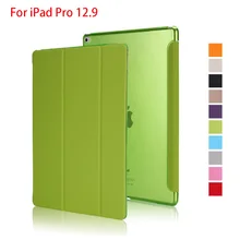 Чехол Rygou для iPad Pro 12,9 года выпуска, из искусственной кожи, трехслойная подставка, смарт-чехол, авто Пробуждение сна для iPad Pro 12,9 чехол