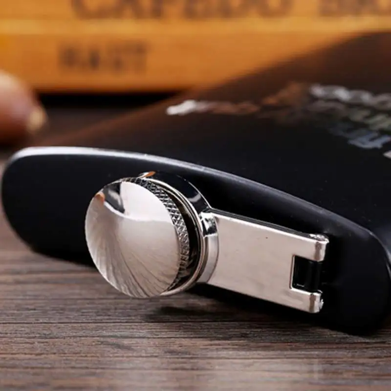 1 шт. с буквенным принтом Лидер продаж bpa бесплатно Виски Ликер бутыль нержавеющая