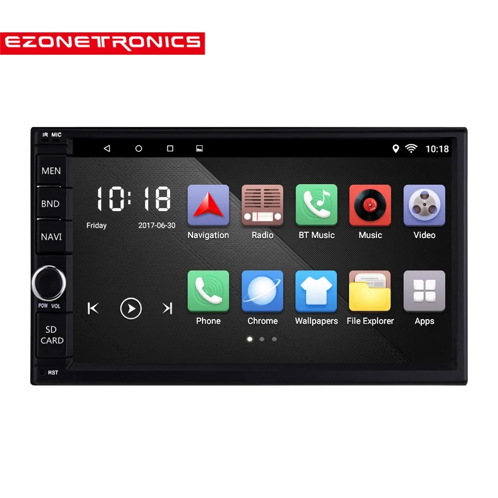 2 Din Android 6 0 font b Car b font Radio Stereo 7 1024 600 Universal