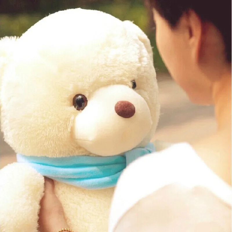 

2018 New Coming Hot Sale 65cm Mini Plush Joint Teddy Bears Couple Teddy Bear Scarf Bear Plush Toys For Girl Friend Fashion