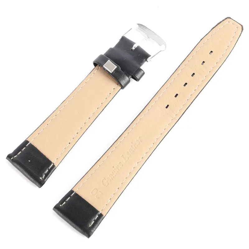 Ремешок для часов из ПУ кожи черный кофейный 12 14 16 18 20 мм|watchband black|leather watchband20 mm |