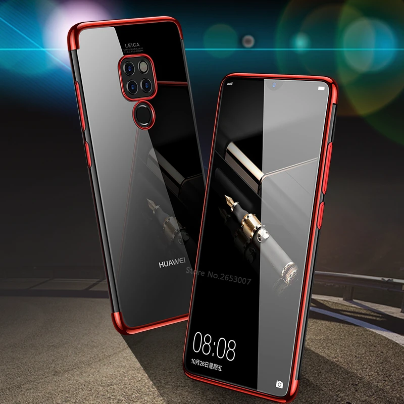 

Soft Electroplate TPU Case For Huawei Mate 20 10 9 Gradient For Honor 10 9i 9 7X 8X MAX P20 Plus P10 P Smart Plus Nova 3i 3e