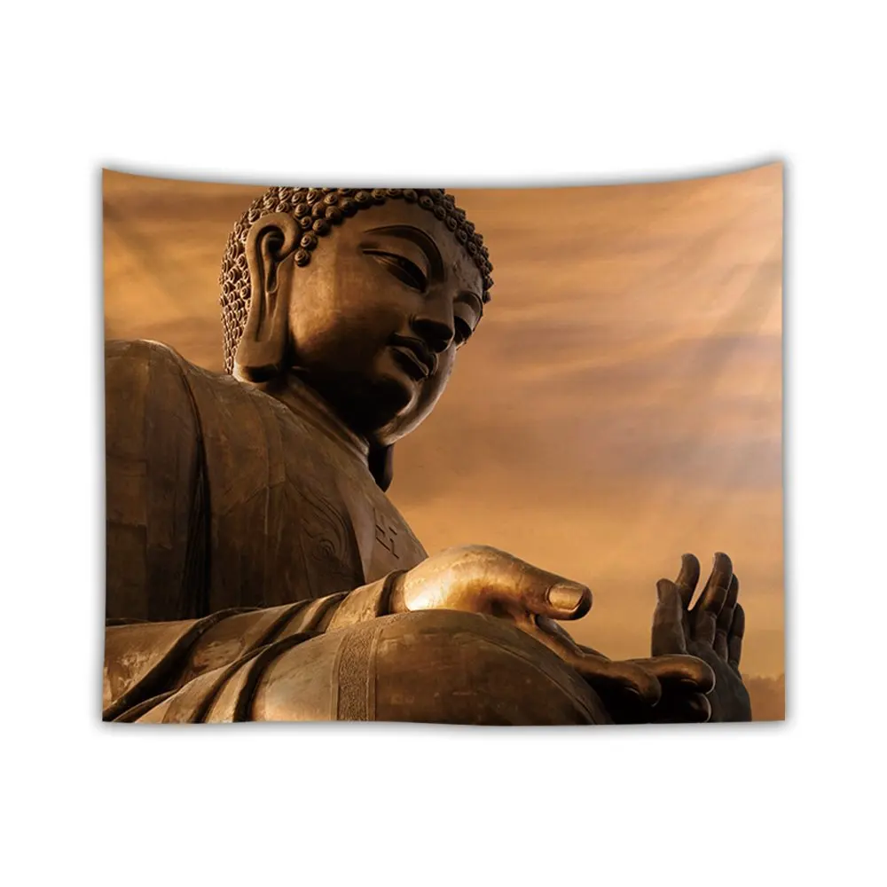 

Tapestry Wall Hanging home decor curtains spread covers cloth blanket art tapestry Beach Towel Budda portrait decorative pastery