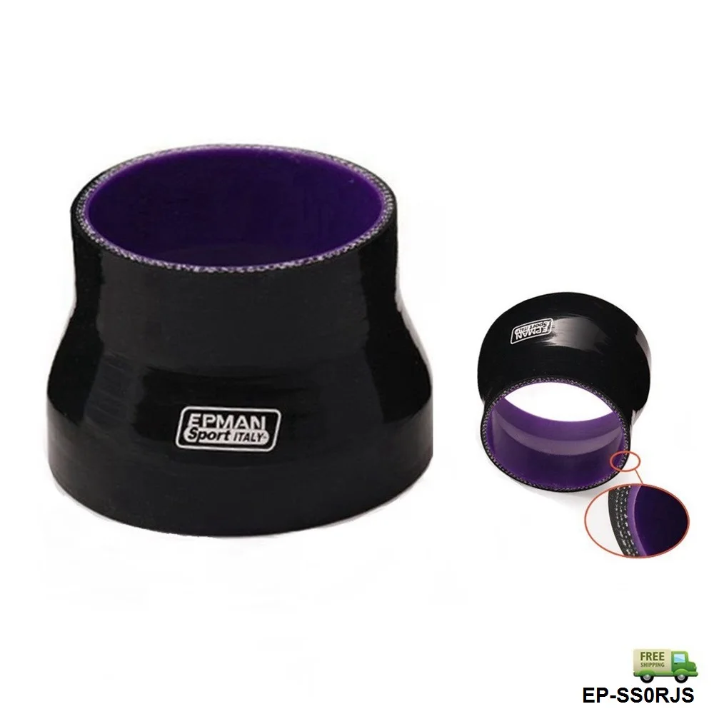 

Straight Turbo Intercooler Pipe 3-Ply Silicone Transition Coupler Hose Reducer EP-SS0RJS-FS