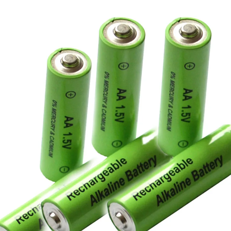 

2019 100% New 1.5V AA rechargeable battery 3000mah New Alkaline Rechargeable battery for led Flashlight toy mp3 Drop shipping