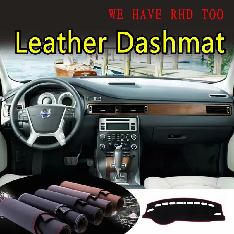 Кожаный коврик для приборной панели Volvo S80 S80l 2007 2008 2009 2010 2011 