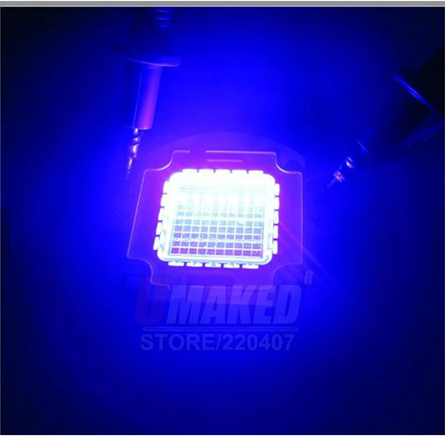 Светодиодный чип с высокой яркостью 10 Вт, 20 Вт, 30 Вт, 50 Вт, 100 Вт, RGB цвет для прожектора, светильник, точечный светильник, чипы COB