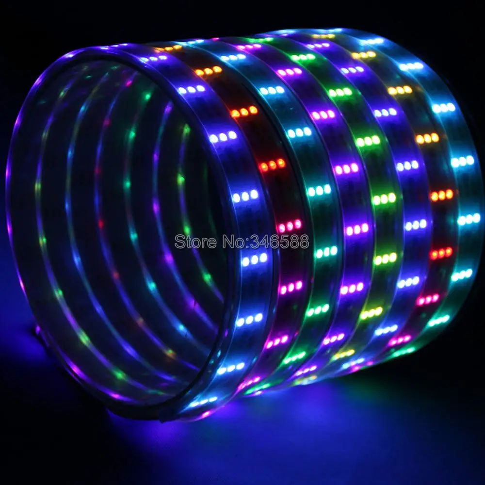 Светодиодный светильник 5 м 12 В 5050 SMD WS2811 IC 90 светодиодный/M 450 светодиодный s 3