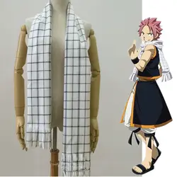 Шарф Аниме Fairy Tail роль Нацу Dragneel косплэй костюм шарфы для женщин шейный платок теплый