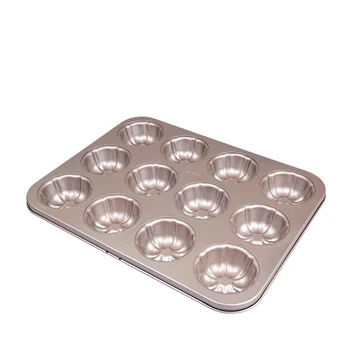

12 Cup Nonstick Cake Mold Oven Household Nonstick Cup Round Baking Mould