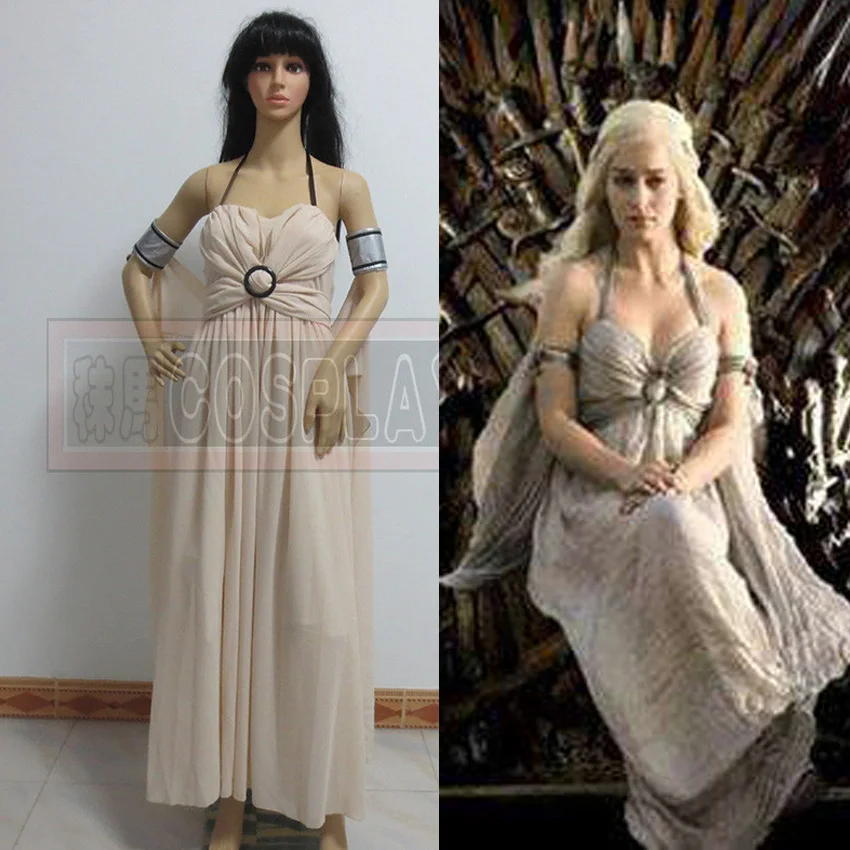 

A Song of Ice and Fire A Game of Thrones Cosplay Costume Of Daenerys Targaryen (Khaleesi) Cosplay Costume