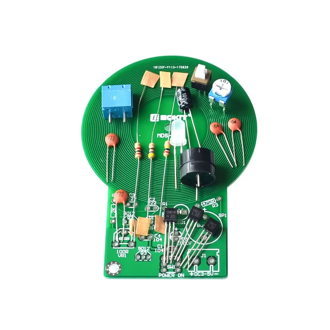 Metal Detector Electronic Dc 3v5v 60mm Noncontact Sensor Board Module