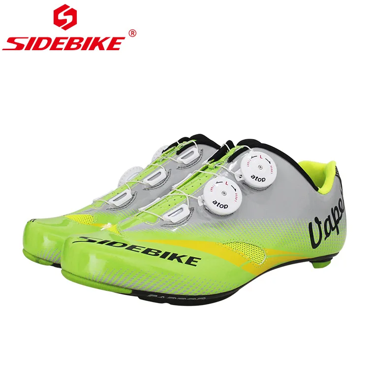 Новинка; Мужская обувь из углеродного волокна; обувь с замком для шоссейного велосипеда; Ультралегкая дышащая обувь высокого качества; обувь для велоспорта; zapatillas ciclismo ruta - Цвет: SD004 Carbon fiber