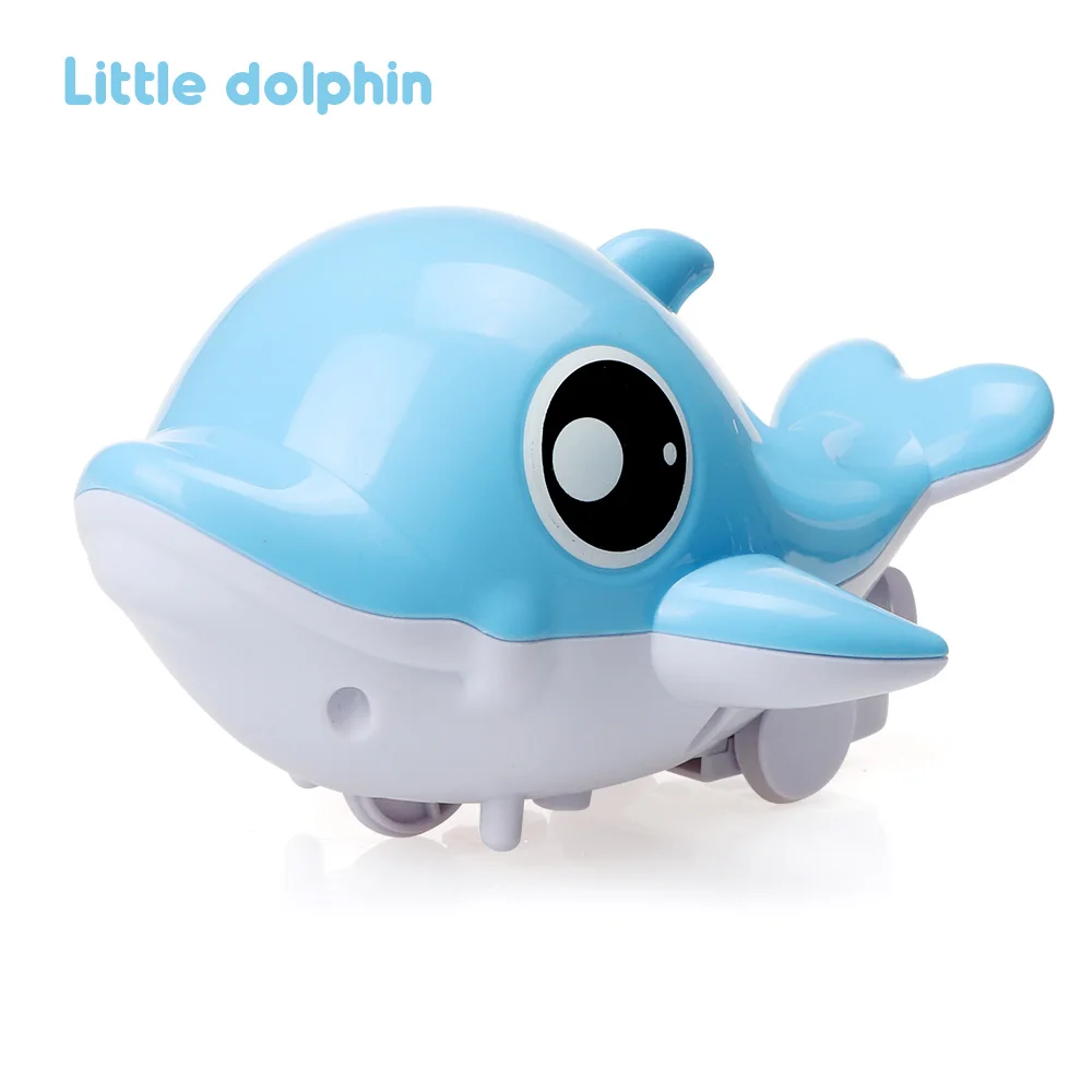 2,4G Беспроводная лодка-амфибия с дистанционным управлением, мини-модель животного, игрушки, совершенно новая водяная лодка с оригинальной посылка для детей, подарки на день рождения - Цвет: Little dolphin
